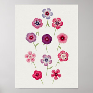 Beautiful Vintage Botanical Illustration Poster