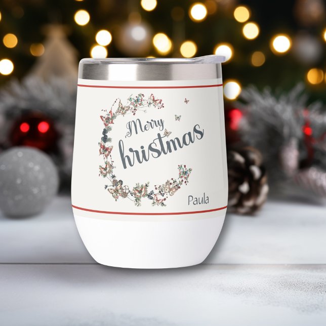 Beautiful Vintage Butterfly Merry Christmas (Creator Uploaded)