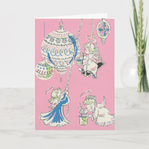 Beautiful Vintage Christmas Greeting Card