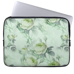 Beautiful Vintage Floral Laptop Sleeve