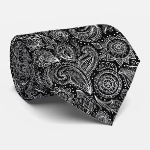 Beautiful vintage floral paisley pattern tie