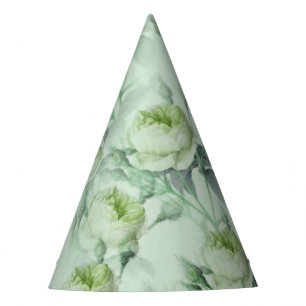 Beautiful Vintage Floral Party Hat