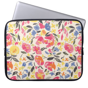 Beautiful vintage Floral pattern in the many kind Laptop Sleeve