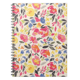 Beautiful vintage Floral pattern in the many kind  Notebook