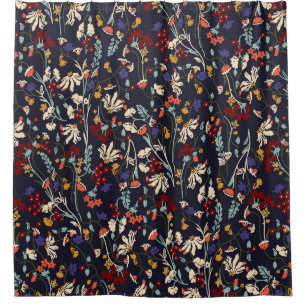 Beautiful vintage Floral pattern in the many kind  Shower Curtain