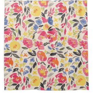 Beautiful vintage Floral pattern in the many kind Shower Curtain