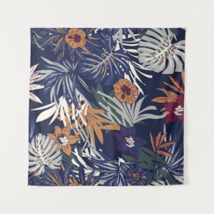 Beautiful vintage Floral pattern in the many kind Tapestry