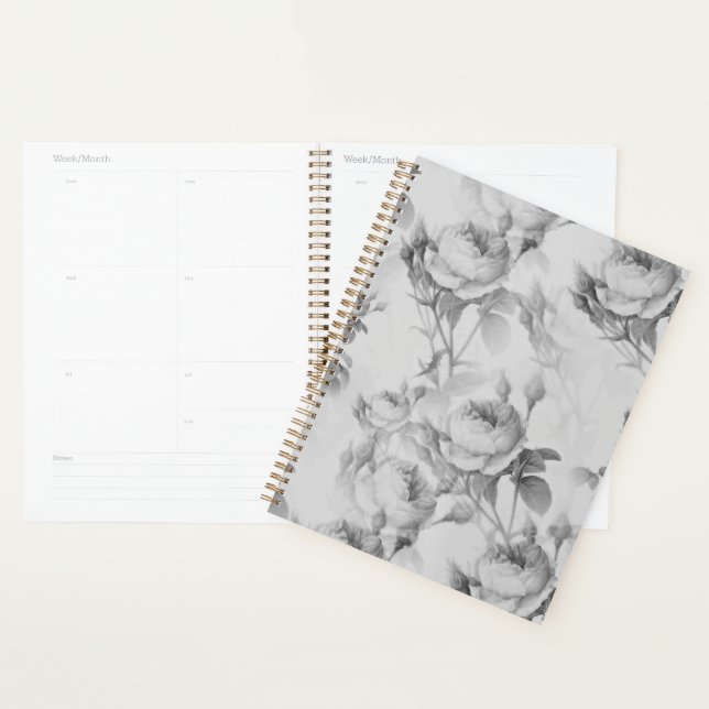 Beautiful Vintage Floral Planner (Display)