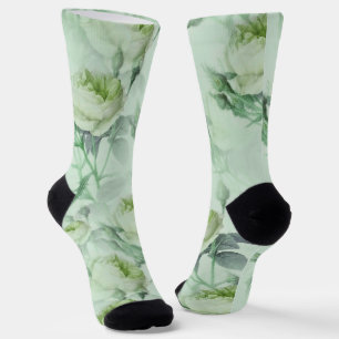 Beautiful Vintage Floral Socks