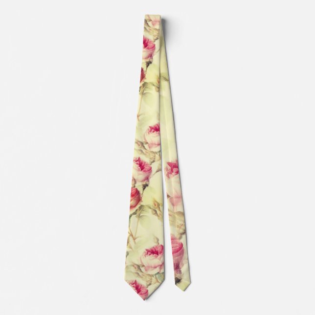 Beautiful Vintage Floral Tie (Front)
