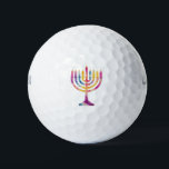Beautiful Vintage Hanukkah Menorah Happy Hanukkah Golf Balls<br><div class="desc">Beautiful Vintage Hanukkah Menorah Happy Hanukkah</div>