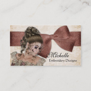 Beautiful Vintage Lady 3 Business Cards