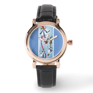 Beautiful Vintage Mid Century Mod Retro Angels Watch