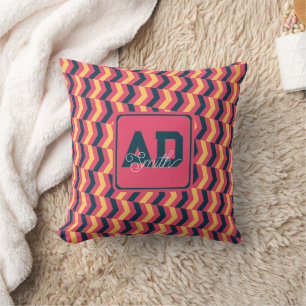 Beautiful Vintage Personalised Pillow For Newlywed