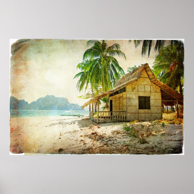 Beautiful Vintage Poster 36" x 24",  Paper (Matte) (Front)