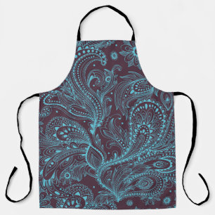 Beautiful vintage seamless ornament apron