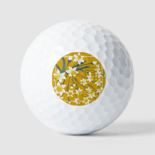 Beautiful Vintage: Seamless Ornament Design Golf Balls