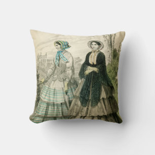 Beautiful Vintage Victorian Fashion Cushion