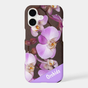 Beautiful Violet and White Orchid Close-Up Photo