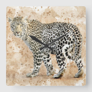Beautiful Wall Clock - Leopard