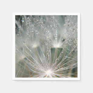 Beautiful water droplets napkin