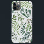 Beautiful Watercolor Botanical Leaves Case-Mate iPhone Case<br><div class="desc">elegant hand painted watercolor greenery leaves pattern</div>