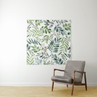 Beautiful Watercolor Botanical Leaves