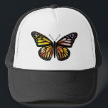 Beautiful Watercolor Butterfly Art Monarch Trucker Hat<br><div class="desc">Beautiful watercolor monarch inspired butterfly! Add your own text.

Let me know if you'd like something custom made. 

If you buy it,  thank you! Be sure to share a pic on Instagram of it in action and tag me @shoshannahscribbles :)</div>