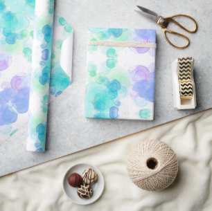 Beautiful Watercolor Effect Wrapping Paper