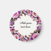 Beautiful Watercolor Floral Border