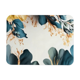 Beautiful watercolor floral magnet