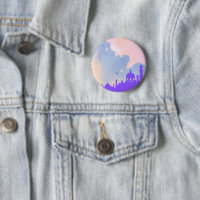 Beautiful Watercolor Floral Mosque Islamic Gift