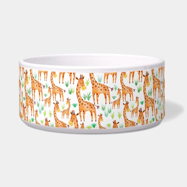 Beautiful Watercolor Giraffe Animal (Front)