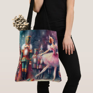 Beautiful Watercolor Nutcracker Tote Bag