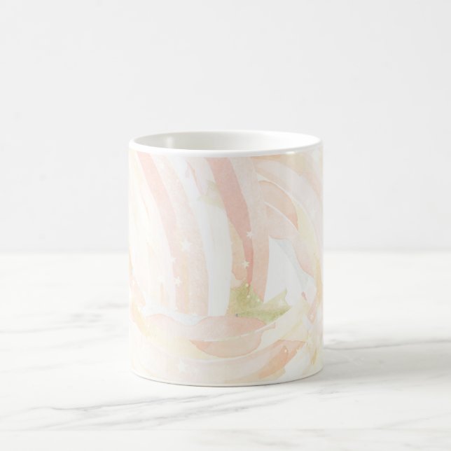 Beautiful Watercolor Ombre Elegant coffee cup (Center)