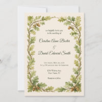 Beautiful Watercolor Painted Oak Frame