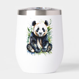 Beautiful Watercolor Panda Bear 