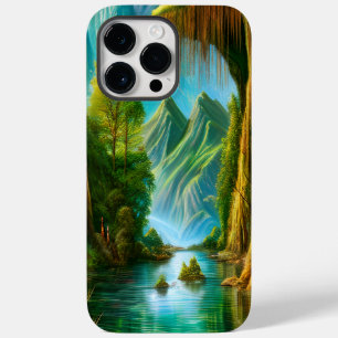Beautiful Watercolor Tropical Paradise Magical Art Case-Mate iPhone 14 Pro Max Case