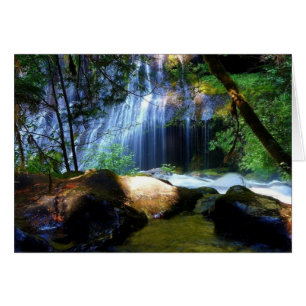 Beautiful Waterfall Jungle Landscape