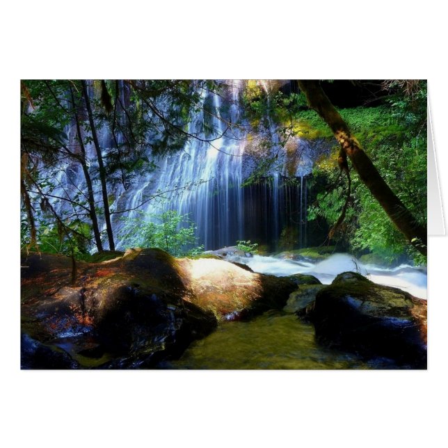 Beautiful Waterfall Jungle Landscape (Front Horizontal)