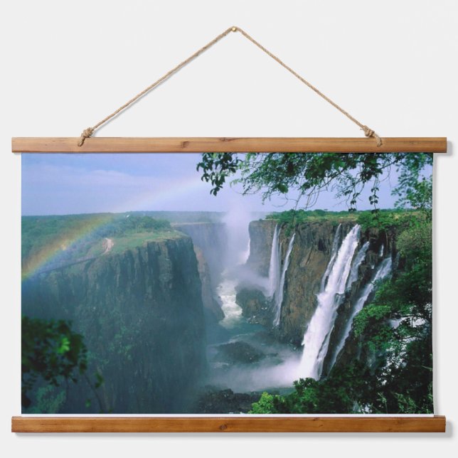 beautiful waterfall landscape hanging tapestry (Front)