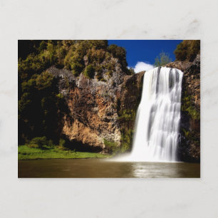 Beautiful waterfall postcard