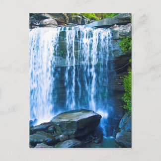 Beautiful  waterfall postcard