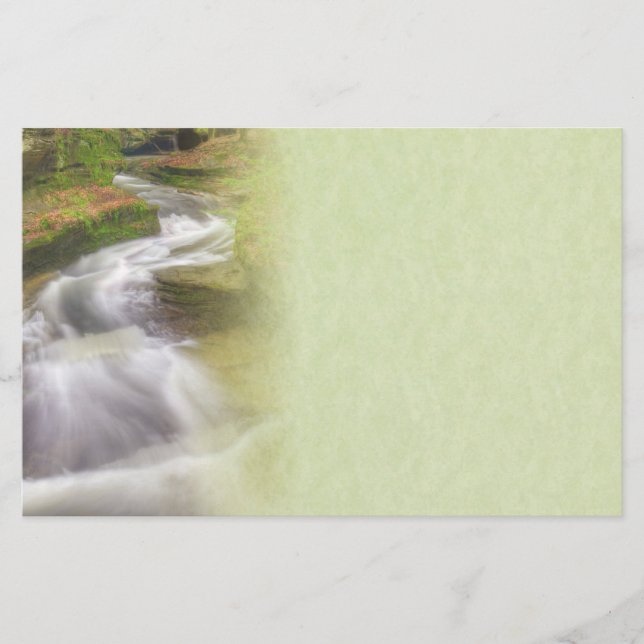 Beautiful Waterfall Stationery (Front)