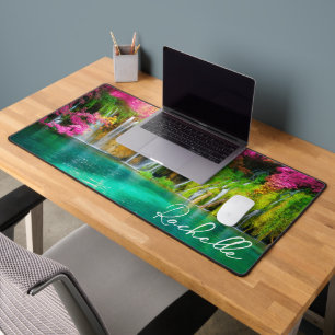 Beautiful Waterfalls Desk Mat