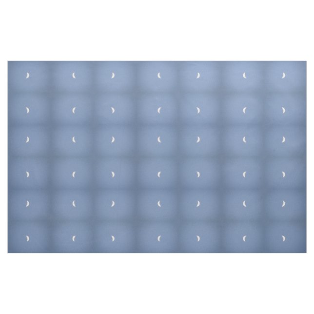 Beautiful Waxing Crescent Moon in Daylight Fabric (Fat Quarter)