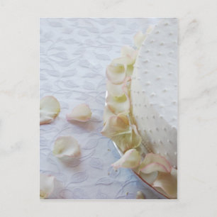 Beautiful wedding cake postcard