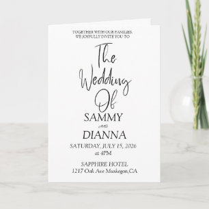 Beautiful Wedding Card