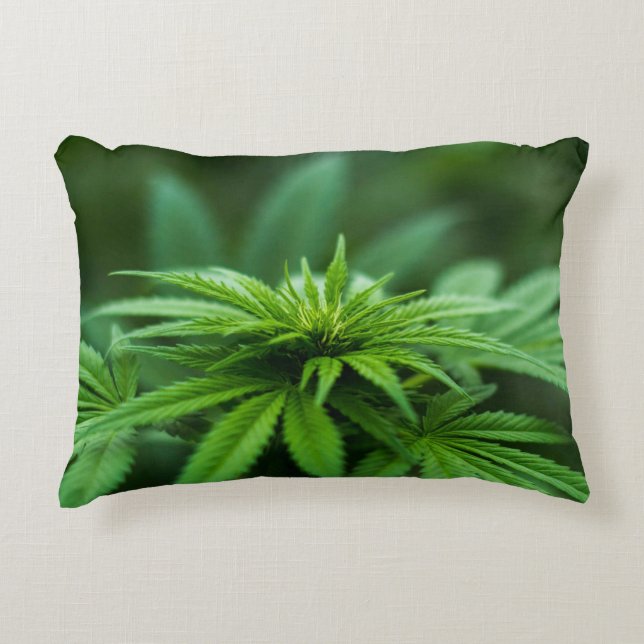 Beautiful Weed Decorative Cushion (Front)