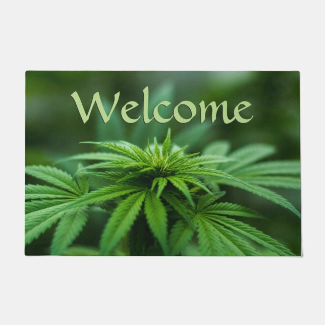 Beautiful Weed Doormat (Front)